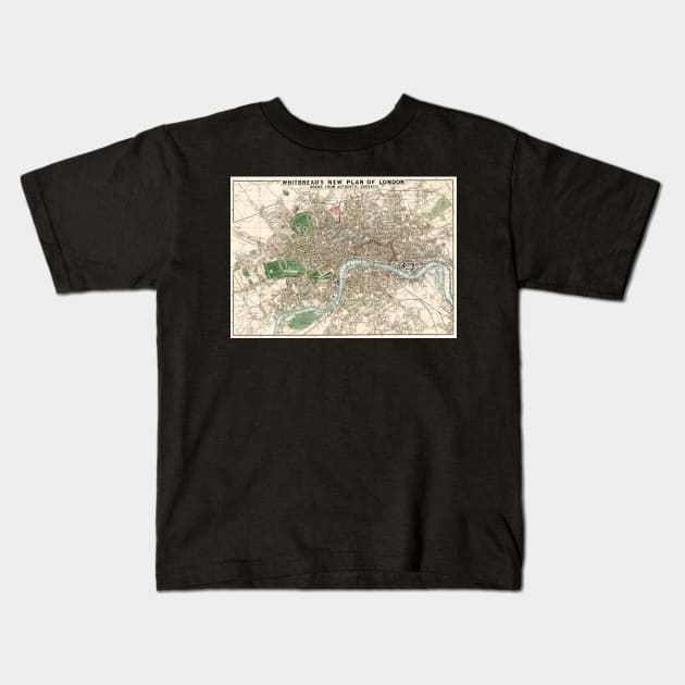 London Underground Map Challenging Pattern Kids T-Shirt by CONCEPTDVS